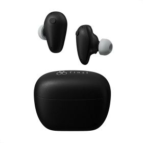 final TONALITE FI-TODPLTW 完全ワイヤレスイヤホン Bluetooth6.0 LDAC対応 DTAS ANC ノイズキャンセリング 外音取り込み 最大27時間再生 ブラック