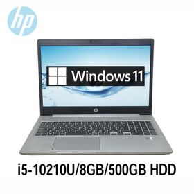 HP ProBook 450 G7 15.6型 i5-10210U/8GB/500GB HDD/Windows11/WPS Office搭載 Webカメラ テンキー付き 中古ノートパソコン 初期設定済