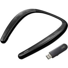 JVCケンウッド JVC SP-A7WT-B NAGARAKU ウェアラブルネックスピーカー ワイヤレス Bluetooth 約15時間連続再生 本体約83g軽量設計 生活防水対応 ブラ