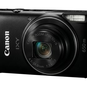 【延長保証対象/全国送料無料】キヤノン Canon コンパクトデジタルカメラ IXY 650M BK ブラック コンデジ デジカメ 本体 コンパクト 高倍率光学12倍ズーム Wi-Fi対応 4549292193565 国内正規品 RSL発送 あす楽