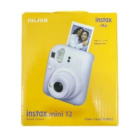 FUJI FILM INSTAX MINI 12 LILAC PURPLE ライラックパープル 【訳あり：倉庫移動中に外箱傷あり】