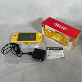 【管2607-582】通電確認済☆ Nintendo Switch Lite 本体 イエロー HDH-001 箱付き 中古品 現状渡し