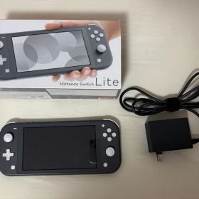 Nintendo Switch Lite 本体 グレー 純正アダプター付