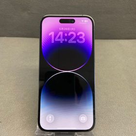 中古 国内版 SIMフリー iPhone14 Pro 256GB ディープパープル色