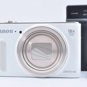 Canon PowerShot SX610 HS White 20.2MP 18倍光学ズーム コンパクトデジタルカメラ #1884