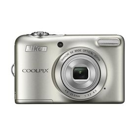 Nikon デジタルカメラ COOLPIX L32 シルバー 光学5倍ズーム 2005万画素 乾電池タイプ L32SL