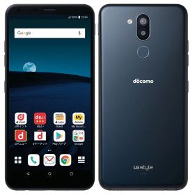 【中古】Bランク【やや傷や汚れあり】 SIMフリー L-01L LG style2 ブラック 本体のみ 利用制限〇(白ロム) 送料無料