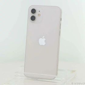 【中古】Apple(アップル) iPhone12 64GB ホワイト MGHP3J／A SIMフリー 【368-ud】