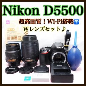 可動式モニター❤️Nikon D5500✨手ぶれ補正付レンズ✨タッチパネル