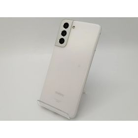【中古】SAMSUNG au 【SIMロック解除済み】 Galaxy S21 5G ファントムホワイト 8GB 256GB SCG09【大阪本店】保証期間1ヶ月【ランクB】