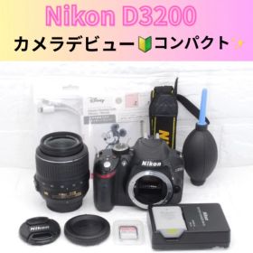 Nikon D3200☆初心者におすすめ☆届いてすぐに使える☆コンパクト☆