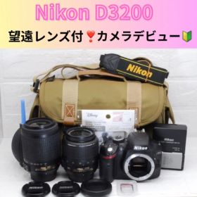 Nikon D3200☆操作簡単☆一眼レフカメラ☆届いてすぐに使える☆コンパクト