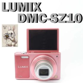 【美品】Wi-Fi搭載 Panasonic LUMIX DMC-SZ10 ピンク