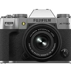 ★FUJIFILM / 富士フイルム FUJIFILM X-T50 XC15-45mmレンズキット 日英2言語設定モデル [シルバー]【デジタル一眼カメラ】【送料無料】