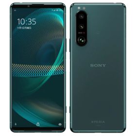 【中古】Aランク【目立った傷や汚れなし】 SIMフリー SOG05 SONY Xperia 5 III 128GB グリーン 本体のみ 利用制限〇(白ロム) 送料無料