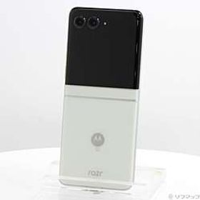 〔展示品〕 motorola razr 60 512GB ライトスカイホワイト PB8E0002JP SIMフリー ［6.9インチ/3.6インチ有機EL／MediaTek Dimensity 7400