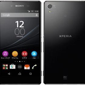 【中古】Aランク【目立った傷や汚れなし】 SIMフリー SOV31 SONY Xperia Z4 ブラック 本体のみ 利用制限〇(白ロム) 送料無料