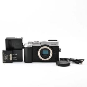 ＜良品＞ Panasonic LUMIX GX8 ボディ シルバー DMC-GX8-S｜ミラーレス一眼カメラ｜シャッター数25,148枚｜外観美品級