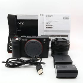 【シャッター回数：6300回】SONY α7C ILCE-7CL レンズキット ブラック 〔SONY E マウント〕