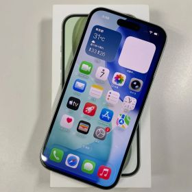 SIMフリー iPhone 15 512GB グリーン