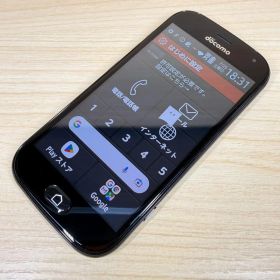 590 SIMフリー 超美品 らくらくスマートフォン F-01L ブラック