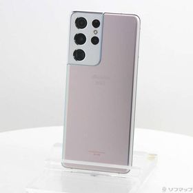 〔中古〕SAMSUNG(サムスン) Galaxy S21 Ultra 5G 256GB ファントムシルバー SC-52B docomoロック解除SIMフリー〔305-ud〕