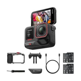 Insta360 Ace Pro 2 - デュアルバッテリー ライカとの共同開発による防水仕様の8Kアクションカメラ。1/1.3インチセンサー、デュアルAIチップ 暗所性能 オーディオ、フリップ式スクリーン&AI編集…