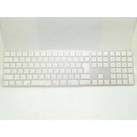 【中古】Apple Magic Keyboard（2017/テンキー付き/A1843） - 日本語（JIS） シルバー MQ052J/A【静岡】保証期間1週間