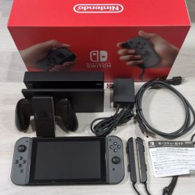 Nintendo Switch 本体 グレー + キャリングケースセット