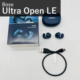 Bose ボーズ Ultra Open Earbuds LE 完全ワイヤレスイヤホン 881046-0600 ルナブルー 空間オーディオ オープンイヤー Bluetooth マイク付 IPX4防滴 最大7.5時間再生 純正 国内正規品