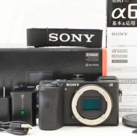 ☆新品同様☆ Sony ソニー α6600 ボディ ILCE-6600 元箱 付属品 Shot数 僅か 400枚以下！ ♯26080204