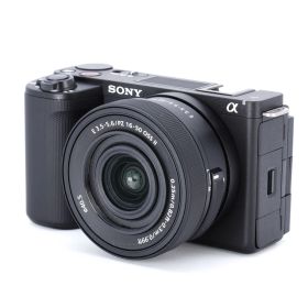 【美品】ソニー SONY VLOGCAM ZV-E10 II パワーズームレンズキット ブラック _GP00019980