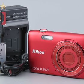【中古】Nikon ニコン COOLPIX S3500 ラズベリーレッド コンパクトデジタルカメラ