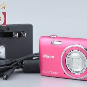 【中古】Nikon ニコン COOLPIX S3500 ストロベリーピンク コンパクトデジタルカメラ