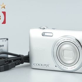 【中古】Nikon ニコン COOLPIX S3500 クリスタルシルバー コンパクトデジタルカメラ