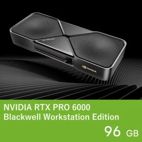 【GPU】 NVIDIA グラフィックボード NVIDIA RTX PRO 6000 Blackwell Workstation Edition PCIe 5.0 x16 DisplayPort 2.1b x4 メモリ:GDDR7/96GB 最大消費電力:600W【代引き不可】 4560152389898