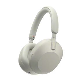 【返品OK!条件付】ソニー ワイヤレスノイズキャンセリングステレオヘッドセット WH-1000XM5-S プラチナシルバー【KK9N0D18P】【80サイズ】