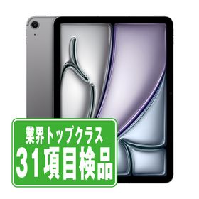 Wi-Fiモデル iPad Air6 Wi-Fi 128GB(13インチ) M2 スペースグレイ A2898 タブレット 本体 eSIM専用端末 中古 送料無料 保証あり ipda6m