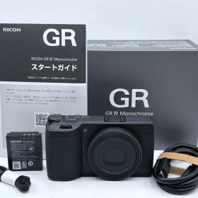 シャッター回数888回！★極上品★RICOH GR IV Monochrome デジカメ 動作確認済み ブラック リコー コンパクトデジタルカメラ #26001002