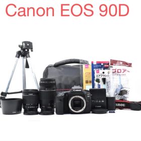 デジタル一眼レフカメラ Canon EOS 90D標準&望遠ダブルレンズセット