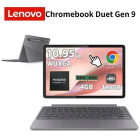 レノボ 10.95インチ 2in1 タブレットPC Lenovo Chromebook Duet Gen9 CPU MediaTek Kompanio 838 メモリ 4GB eMMC 128GB ChromeOS タッチ