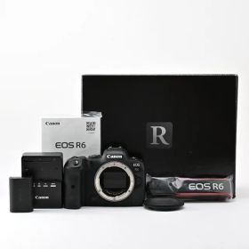 ＜良品＞ Canon EOS R6 ボディ｜フルサイズミラーレス一眼カメラ｜シャッター数20,000枚以下｜外観美品級｜小欠け・小キズあり