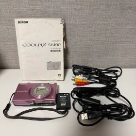 【動作確認済】 Nikon COOLPIX S6100 デジタルカメラ ピンク