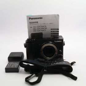 パナソニック ミラーレス一眼カメラ ルミックス GX7MK3 ボディ ブラック DC-GX7MK3-K