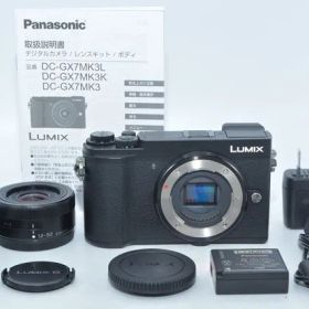 【104ショットの徳上品】 パナソニック Panasonic ルミックス GX7MK3 標準ズームレンズキット ブラック DC-GX7MK3K-K ＃9364