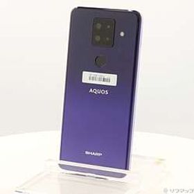 AQUOS sense4 plus 128GB パープル SH-M16 楽天 SIMフリー ［6.7インチ液晶／Snapdragon 720G／RAM:8GB／ナノSIM&ナノSIM］