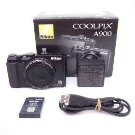 【極上品】ニコン Nikon デジタルカメラ COOLPIX A900 光学35倍ズーム 2029万画素 ブラック [W2607076A]
