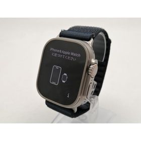 【中古】Apple Apple Watch Ultra 49mm Cellular チタニウムケース/グリーンアルパインループ M MQFN3J/A【大須2】保証期間１ヶ月【ランクB】