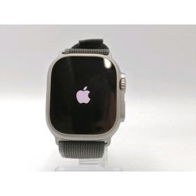 【中古】Apple Apple Watch Ultra2 49mm Cellular チタニウムケース/ブルー/ブラックトレイルループ(M/L) MRF63J/A【ECセンター】保証期間１ヶ月【ランクB】
