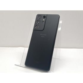 【中古】SAMSUNG docomo 【SIMロック解除済み】 Galaxy S21 Ultra 5G ファントムブラック 12GB 256GB SC-52B【仙台イービーンズ】保証期間１ヶ月【ランクA】